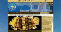 Desktop Screenshot of harborgreekcafe.com
